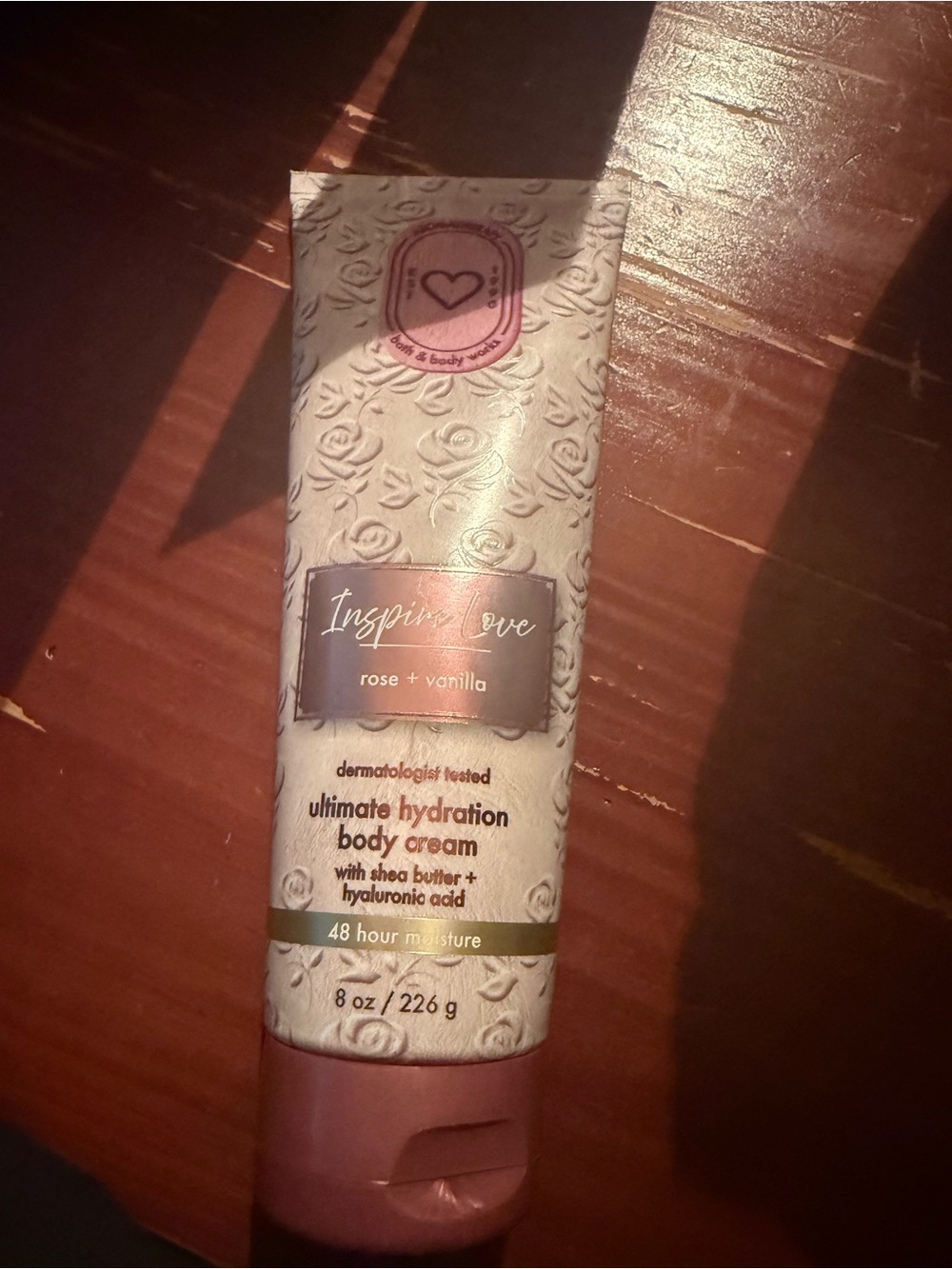 Bath & Body Works Inspire Love Rose + Vanilla Ultimate Hydration Body Cream -